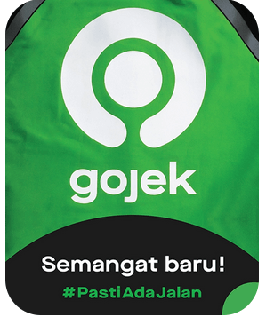 Contoh digital branding logo Gojek